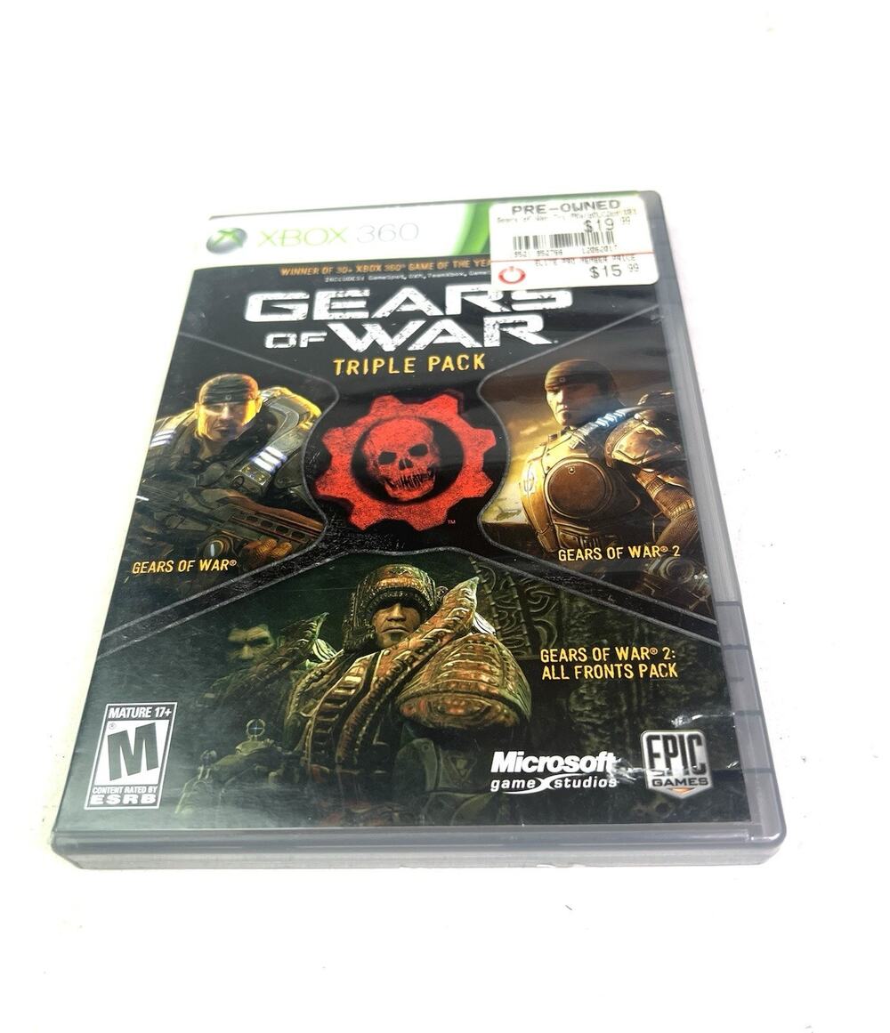 Gears of War Triple Pack (Microsoft Xbox 360, 2011)